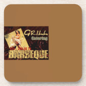 Barbeque - Cork Onderzetters (Voorkant)