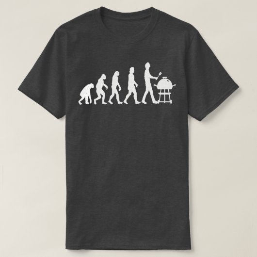 Barbeque Evolutie 1 T-shirt (Design voorkant)