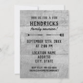 Barbeque familiereünie Save the Date Uitnodiging (Achterkant)