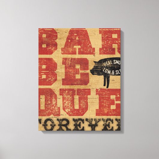 Barbeque Forever Canvas Afdruk (Voorkant)