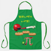 Barbeque Fun Baseball Hotdogs Appie Pie Schort (Voorkant)