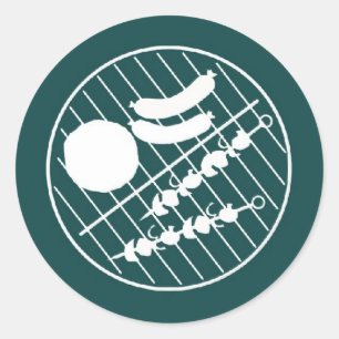 Barbeque Grill Sticker