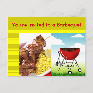 Barbeque Invitation Briefkaart