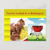Barbeque Invitation Briefkaart (Voorkant)