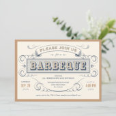 barbeque kaart (Staand voorkant)