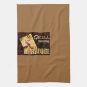 Barbeque - keukenhanddoek (Verticaal)