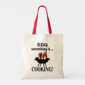 Barbeque kok Grappige BBQ Tote Bag (Achterkant)
