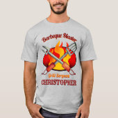 Barbeque Master gepersonaliseerd T-shirt (Voorkant)