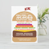 Barbeque Party school Kaart (Staand voorkant)