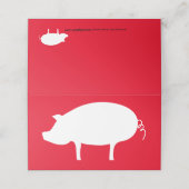 Barbeque Place Cards Plaatskaartje (Buitenkant ongevouwen)
