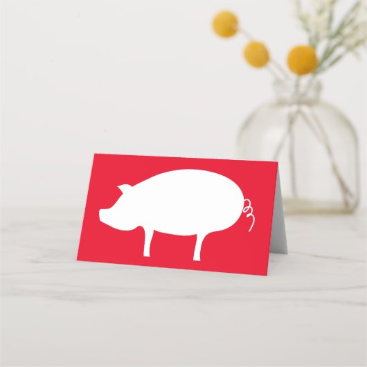 Barbeque Place Cards Plaatskaartje (Voorkant)