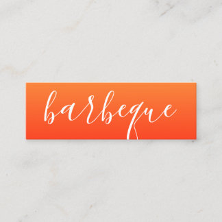 barbeque script mini visitekaartje