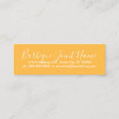 barbeque script mini visitekaartje (Achterkant)