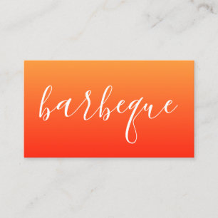 barbeque script visitekaartje