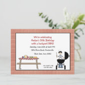 Barbeque Time Invitation Kaart (Staand voorkant)