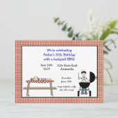 Barbeque Time Invitation Kaart (Staand voorkant)