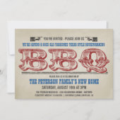 Barbeque uitnodigingen van de Partij voor de opwar (Voorkant)