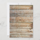 Barbeque Verjaardag Hout Smokin Hete BBQ Kaart (Achterkant)