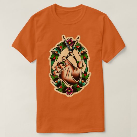 Barber 10 1 t-shirt (Design voorkant)