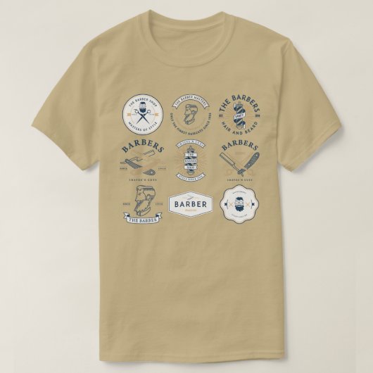 Barber 1 t-shirt (Design voorkant)