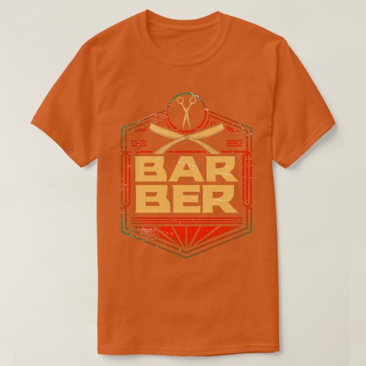 Barber 4 t-shirt (Design voorkant)