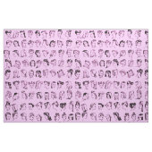 Barber 81 kapstijl. mode 1940. Roze Stof (Fat Quarter)