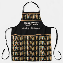 BARBER All-Over Print Apron Schort