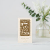  Barber Antiek Tarot Visitekaartje (Staand voorkant)