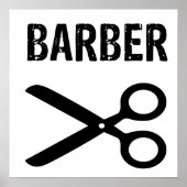 Barber, Barber shop Poster (Voorkant)