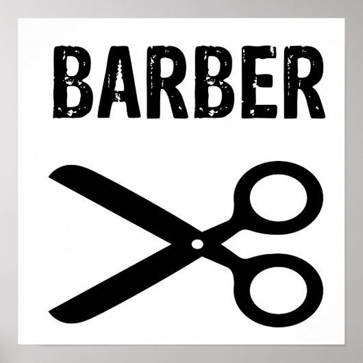 Barber, Barber shop Poster (Voorkant)