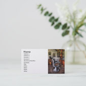 Barber - Barber voorzitter Visitekaartje (Staand voorkant)