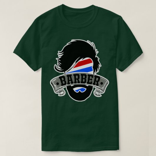 Barber Barbershop 2 T-shirt (Design voorkant)