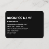 Barber Barbershop Haarstylist Visitekaartje (Achterkant)
