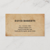 Barber Barbershop Hair Stylist  Hairdresser Visitekaartje (Achterkant)