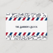 Barber Barbershop Visitekaartje (Voorkant)