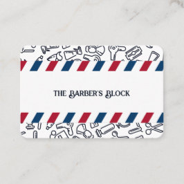 Barber Barbershop Visitekaartje