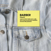 Barber betekent met Humor Button (Insitu)