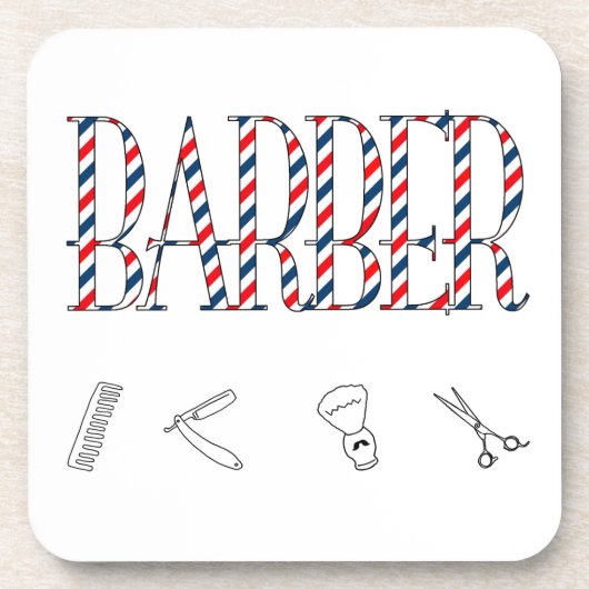Barber Bier Onderzetter (Voorkant)