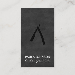 Barber Blade Lush Black Visitekaartje
