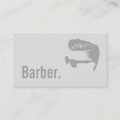 Barber Bold Text Minimalist Hairdresser Hair Visitekaartje (Voorkant)