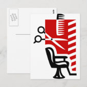 Barber Briefkaart (Voorkant / Achterkant)