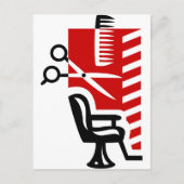 Barber Briefkaart (Voorkant)