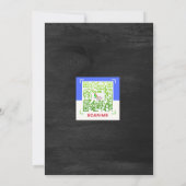 Barber Business / uitnodigingskaart Kaart (Achterkant)