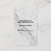 barber clean cut | kapper visitekaartje (Achterkant)