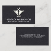 Barber Clippers | schaar | leer Visitekaartje (Voorkant / Achterkant)