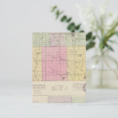 Barber County en Hazelton, Kansas Briefkaart (Staand voorkant)
