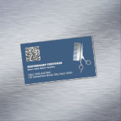 Barber Custom QR Magnetisch Visitekaartje (Voorbeeld)