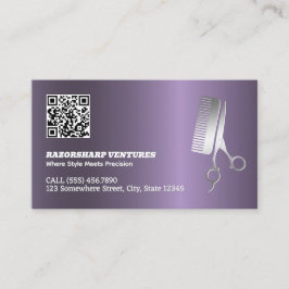 Barber Custom QR Visitekaartje