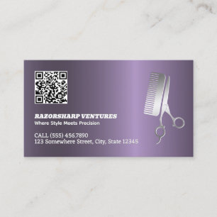 Barber Custom QR Visitekaartje