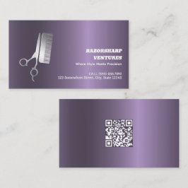 Barber Custom QR Visitekaartje